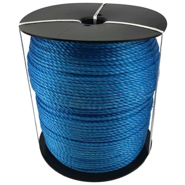 6mm Blue Polypropylene Rope 500 Metre Reel