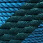 10mm Blue Natural Cotton Rope (By The Metre)