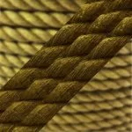 14mm Gold Natural Cotton Rope (By The Metre)