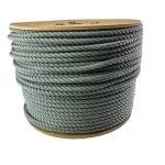 10mm Grey Natural Cotton Rope On A Reel