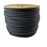 10mm Slate Grey Natural Cotton Rope On A Reel