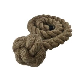 rs natural jute rope with man rope knot 1