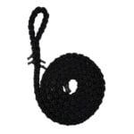 Black 8 Strand Nylon Gym Rope With Soft Eye