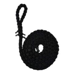 black 8 strand nylon gym rope with soft eye 1