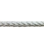 6mm White Braided Polyester Rope - By The Metre