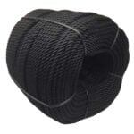 10mm Black Polyester Rope (220 Metre Coil)