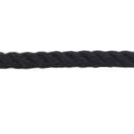 10mm Black Polyester Sinking Rope - By The Metre