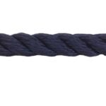 8mm Navy Blue Polyester Sinking Rope - By The Metre