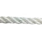 8mm White Polyester Rope - By The Metre