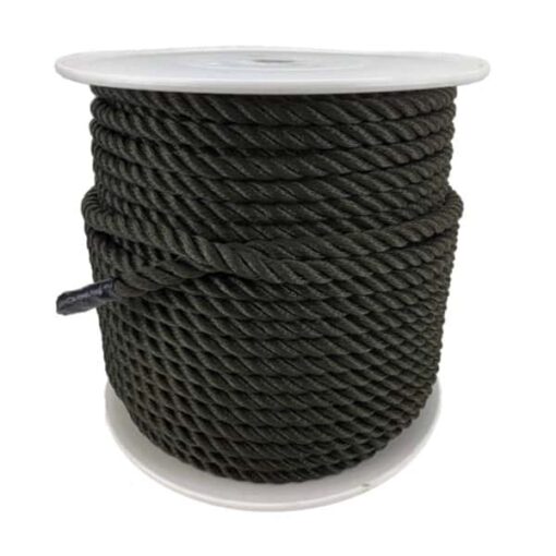 rs olive polyester rope