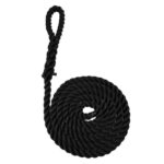 Synthetic Black Gym Rope With Soft Eye