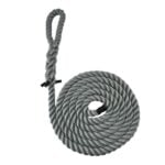 Synthetic Grey Gym Rope With Soft Eye