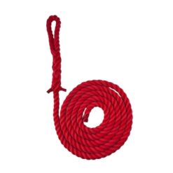 synthetic red gym rope with soft eye 1