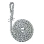 White 8 Strand Nylon Gym Rope With Soft Eye