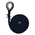 Navy Blue 8 Strand Nylon Gym Rope With Galvanised Thimble