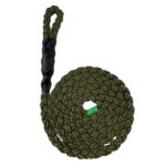 Olive 8 Strand Nylon Sled Prowler Pulling Rope With Soft Eye