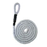Optic White Natural Cotton Sled Prowler Pulling Rope With Soft Eye