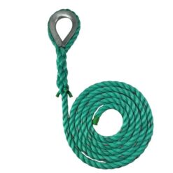polysteel gym rope with galvanised thimble 1