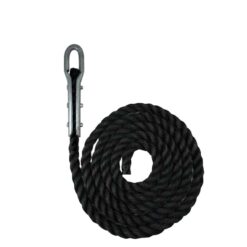 black staplepsun tulip fitting eye gym rope 1