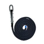 Navy Blue 3 Strand Nylon Gym Rope With Tulip Fitting