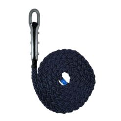 navy blue 8 strand nylon gym rope with tulip fitting 1