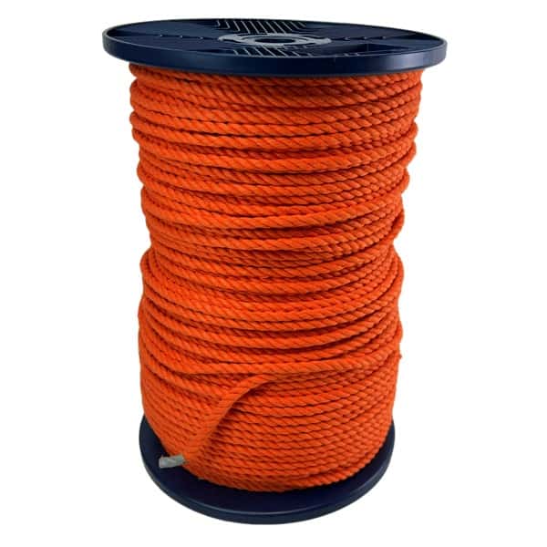 Orange 6mm Cotton Rope 100% cotton and of the highest quality - Bilbys