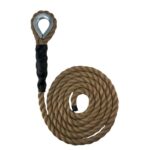 Synthetic Manila Sled Prowler Pulling Rope With Galvanised Thimble