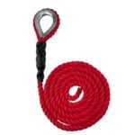 Synthetic Red Sled Prowler Pulling Rope With Galvanised Thimble