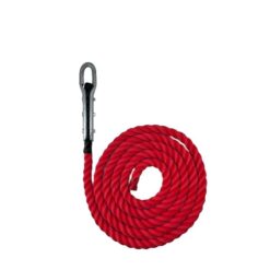 synthetic red with tulip fitting gym rope 1