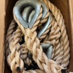 4 x 32mm Synthetic Gym Climbing Ropes x 3 Metres Bundle Clearance Outdoor (CS)