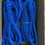 2 x 16mm Royal Blue Mooring Ropes x 20 Metres Soft Eye, Boats Yacht Marine (CS)