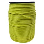 8mm Canary Yellow Braided Polypropylene Rope On A Reel