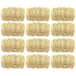 12 x 301 Polished Flax Twine 2 Kg Spools