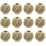 12 x 301 Polished Flax Twine 250 Gram Balls