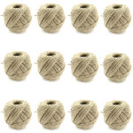 12 x 301 Polished Flax Twine 800 Gram Balls