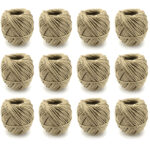 12 x 302 Polished Flax Twine 250 Gram Balls
