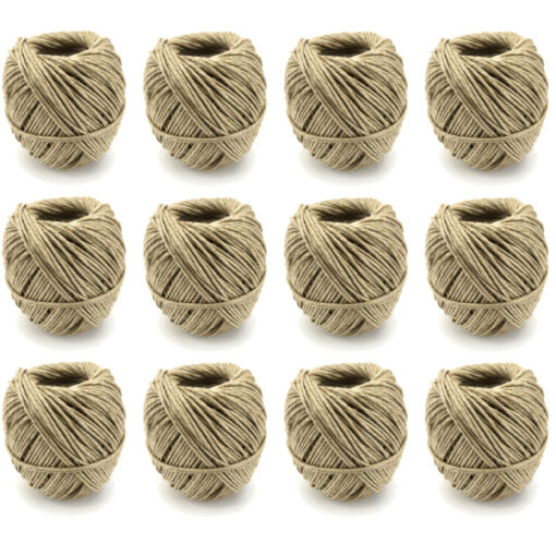 12 302 polished flax twine 250 gram ball 1