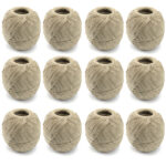 12 x 308 Polished Flax Stitching Twine 250 Gram Balls