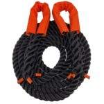 18mm Black Nylon 3 Strand Tow Rope x 15 Metres
