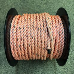 18mm salmon pink polysteel rope x 77 metre reel 1