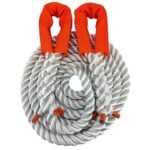 24mm White Nylon 3 Strand Tow Rope x 6 Metres