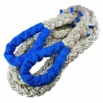 24mm White Nylon 8 Strand Tow Rope x 4 Metres