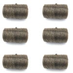 Pack of 6 x 301 Standard Tarred Marline 3mm 2.5 Kg Spools