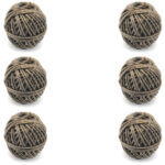 Pack of 6 x 301 Standard Tarred Marline 3mm 250 Gram Balls