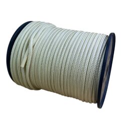 3mm white braided nylon rope x 80 metres 2