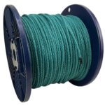 4mm Blue Natural Cotton Rope x 100 Metre Reel