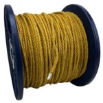 4mm Gold Natural Cotton Rope x 100 Metre Reel