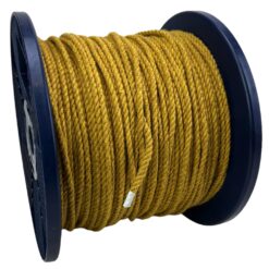 4mm gold natural cotton rope on a reel 3