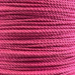 4mm pink natural cotton rope on a reel 1