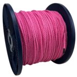 4mm Pink Natural Cotton Rope x 100 Metre Reel
